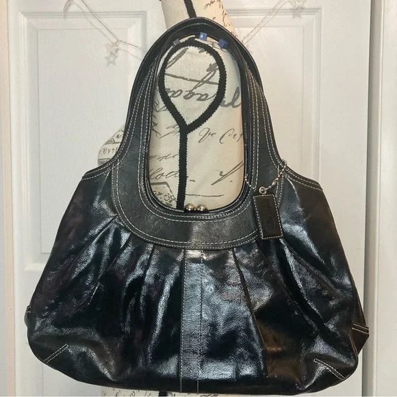 Coach Ergo Pleated Frame Kiss Rock Bag COACH® | Restored
